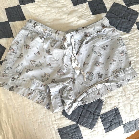 Victoria’s Secret Mermaid Seashell Cotton Pajama Bottoms (Rare) - Picture 1 of 5